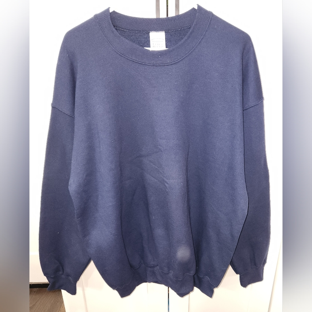Gildan Navy Crewneck Sweatshirt NWOT
